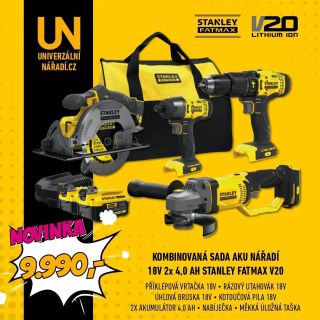 💥NOVINKA 🛠️ Aku sada nářadí V20 Stanley FatMax SFMCK469M2 - již na našem e-shopu www.univerzalninaradi.cz #akunaradi...